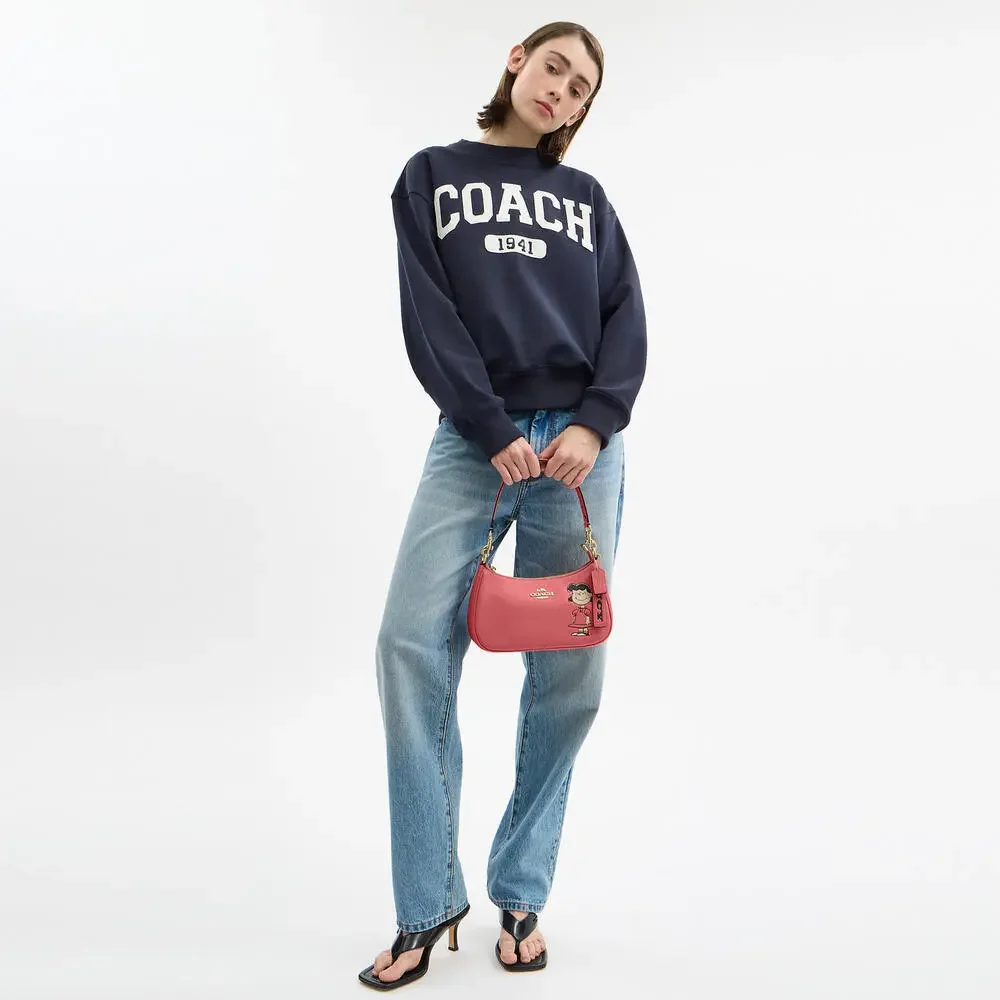 Coach X Peanuts Teri Shoulder Bag With Lucy - Picture 7 of 7